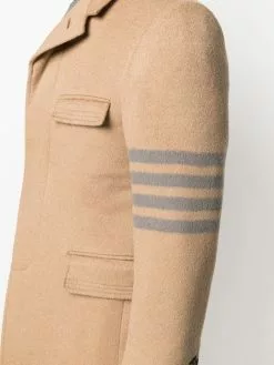 Thom Browne single-breasted concealed coat