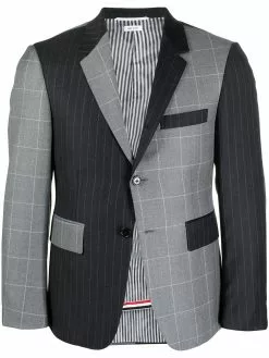 Thom Browne panelled tailored blazer