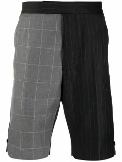 Thom Browne panelled tailored shorts