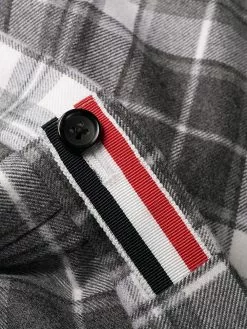 Thom Browne tartan check wool trousers