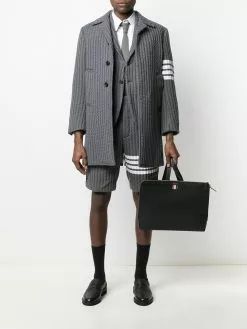 Thom Browne four-bar knitted blazer