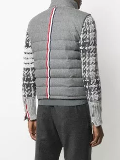 Thom Browne RWB stripe puffer gilet