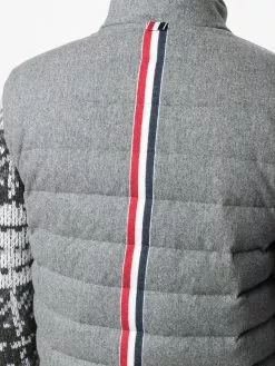 Thom Browne RWB stripe puffer gilet