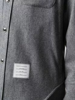 Thom Browne RWB stripe cashmere overshirt