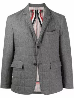 Thom Browne RWB stripe padded jacket