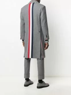 Thom Browne RWB stripe tailored coat