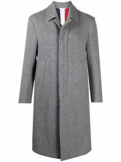 Thom Browne RWB stripe tailored coat