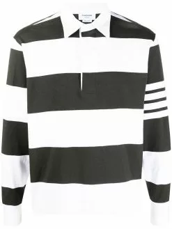 Thom Browne 4-Bar motif polo shirt
