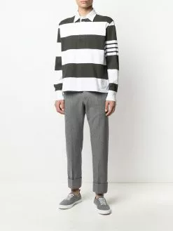 Thom Browne 4-Bar motif polo shirt