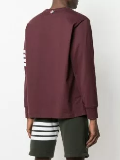 Thom Browne 4-Bar detail sweatshirt