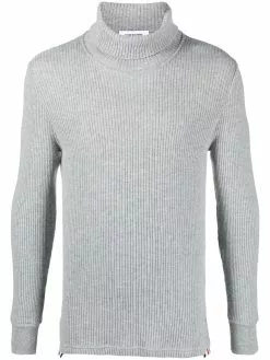 Thom Browne ribbed roll-neck jumper
