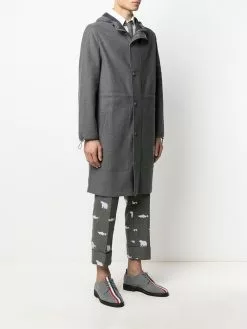Thom Browne Hooded 4 Bar stripe parka parkas of men 9 Thom Browne hooded 4-Bar stripe parka