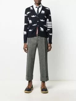 Thom Browne bear fish cardigan