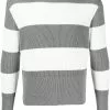 Thom Browne two-tone striped jumper