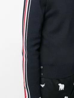 Thom Browne signature stripe trim jumper