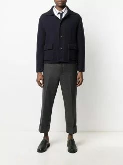 Thom Browne RWB stripe shirt jacket