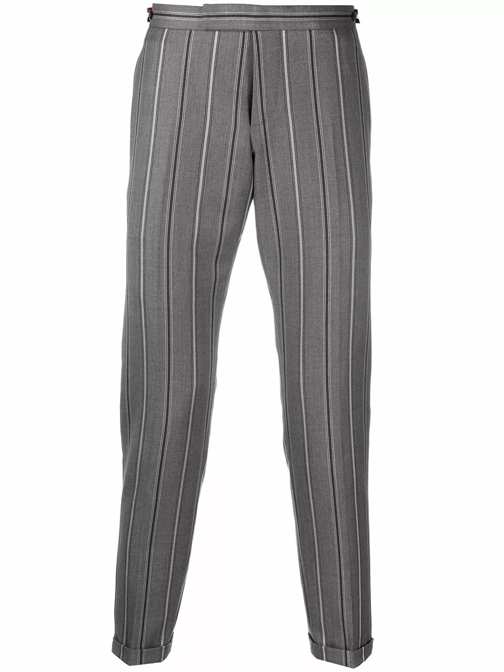 Thom Browne Striped wool trousers cropped pants of men 1 Thom Browne striped wool trousers