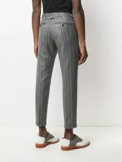 Thom Browne Striped wool trousers cropped pants of men 10 Thom Browne striped wool trousers