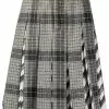 Thom Browne pleated check-pattern suit skirt
