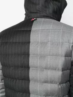 Thom Browne panelled puffer jacket