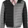 Thom Browne panelled puffer jacket