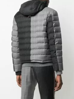 Thom Browne panelled puffer jacket