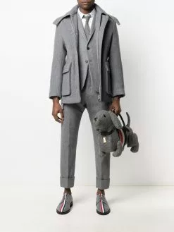 Thom Browne RWB stripe tailored blazer