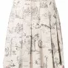 Thom Browne sketch-print pleated suit skirt