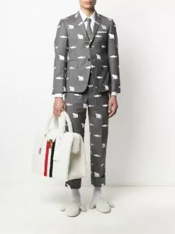 Thom Browne animal-pattern tailored trousers