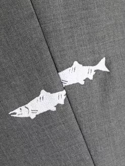 Thom Browne animal-pattern tailored trousers