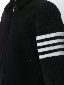 Thom Browne 4-Bar motif zip-up jacket