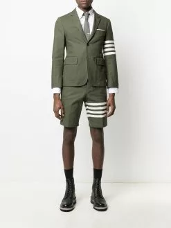 Thom Browne 4-Bar motif single-breasted blazer