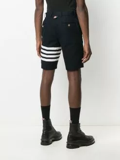 Thom Browne 4-bar detail chino shorts