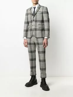 Thom Browne checked wool suit jacket