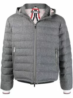 Thom Browne tri-stripe puffer jacket