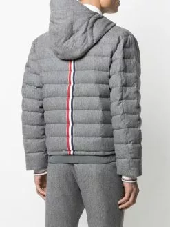 Thom Browne tri-stripe puffer jacket