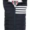 Thom Browne 4-Bar motif puffer gilet