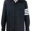 Thom Browne 4-Bar stripe padded shirt jacket