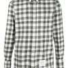 Thom Browne check-print buttoned shirt