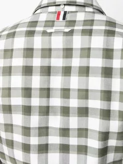 Thom Browne check-print buttoned shirt