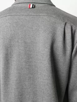 Thom Browne 4-Bar stripe cotton-jersey jacket