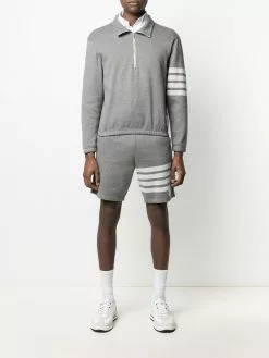 Thom Browne 4-Bar drawstring performance shorts