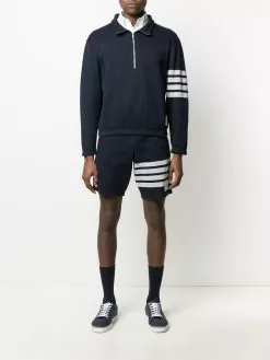 Thom Browne striped-sleeve jumper