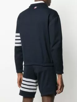 Thom Browne striped-sleeve jumper