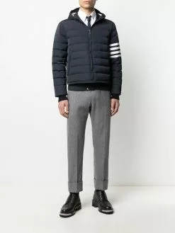 Thom Browne 4-Bar stripe padded jacket