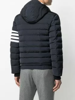 Thom Browne 4-Bar stripe padded jacket