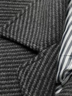 Thom Browne twill cashmere overcoat