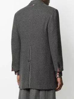 Thom Browne twill cashmere overcoat