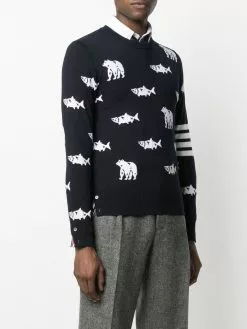 Thom Browne fish bear jumper