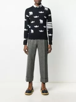 Thom Browne fish bear jumper
